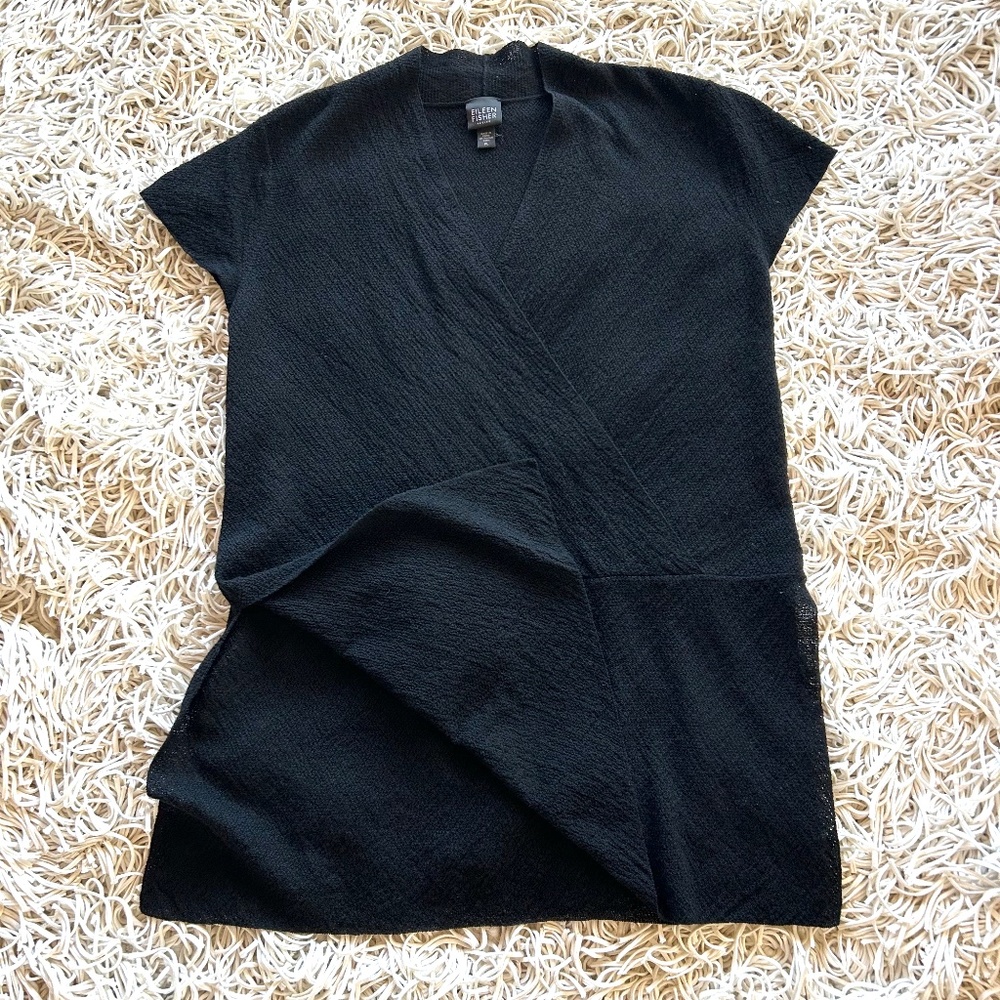 Eileen Fisher Capped Sleeve Tunic